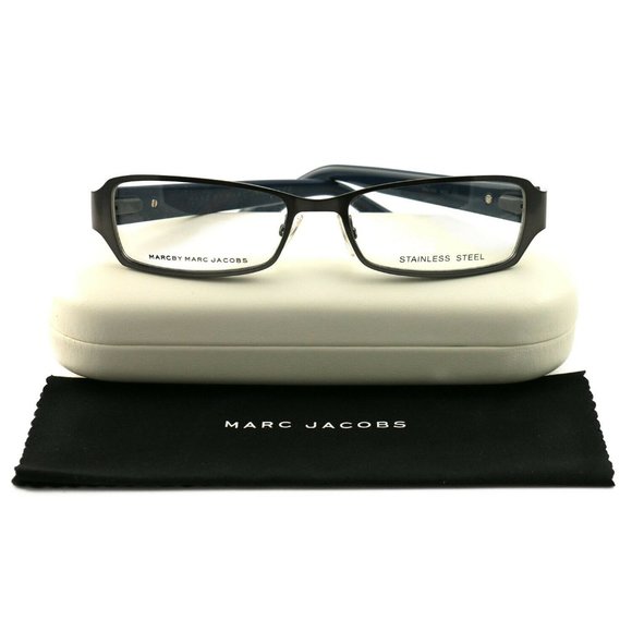 Marc Jacobs Rectangular Style Gunmetal/Blue Frame - Picture 5 of 6